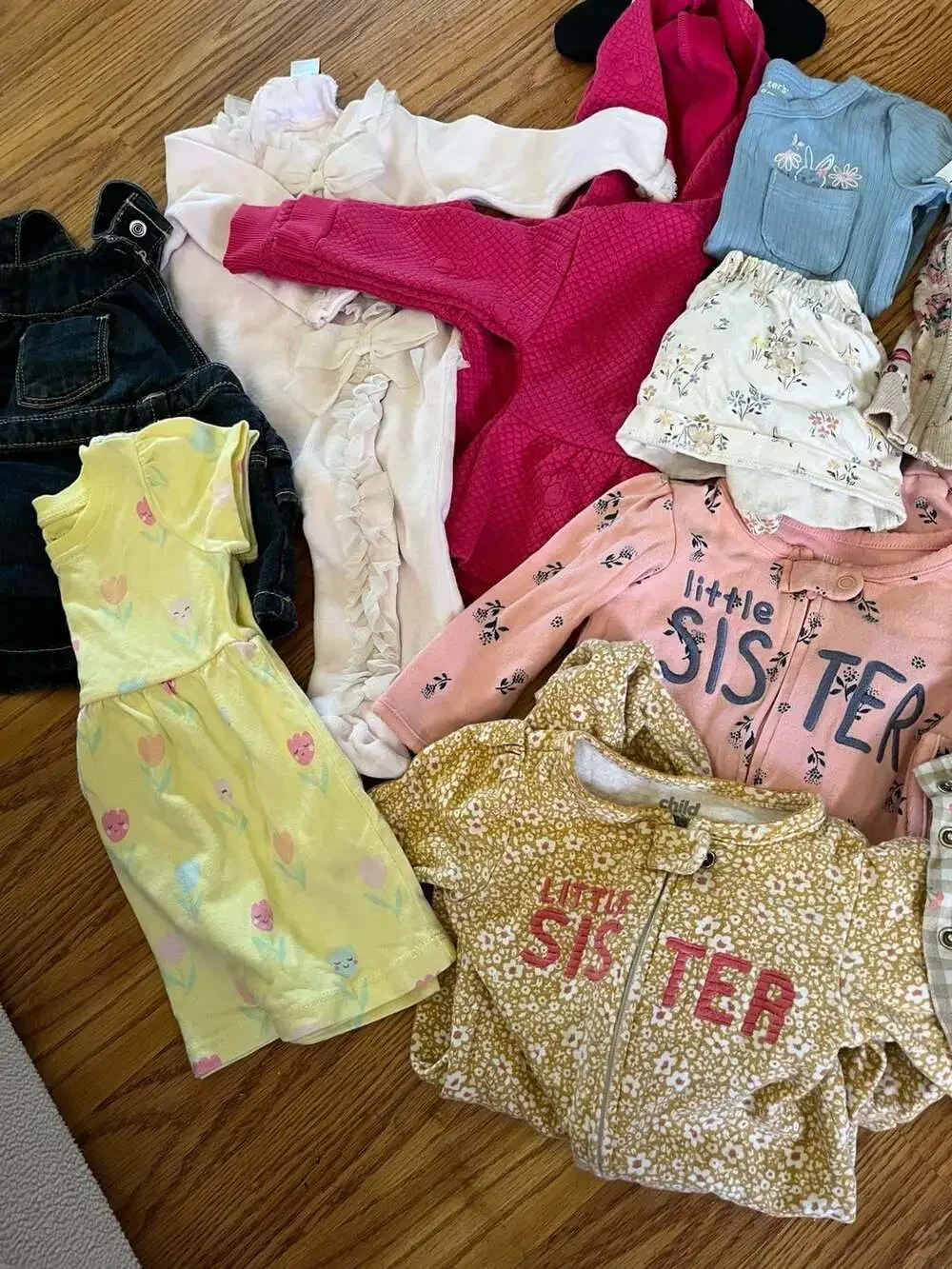 Baby Girl Clothing Lot of 20 Pieces Including Carter's, Old Navy, and Winnie the